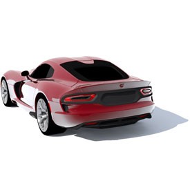 Dodge Viper SRT 3D Object | FREE Artlantis Objects Download